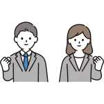 Business Person Doing A Guts Pose SVG Icon